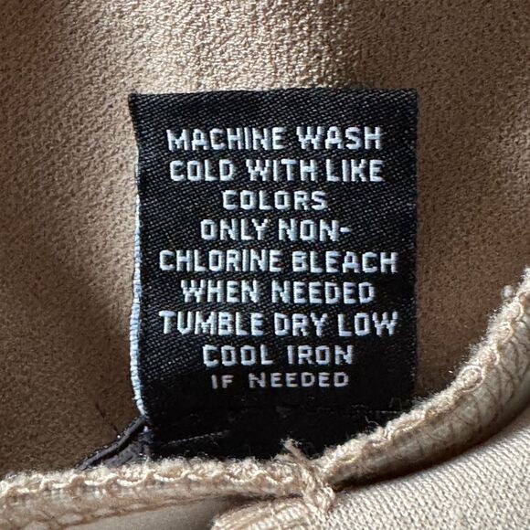 NYCC Tan Taupe Trousers with High-Waisted and Tie Design 10 - Picture 5 of 6